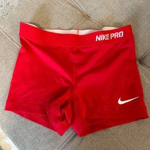 Nike Pro Red Shorts